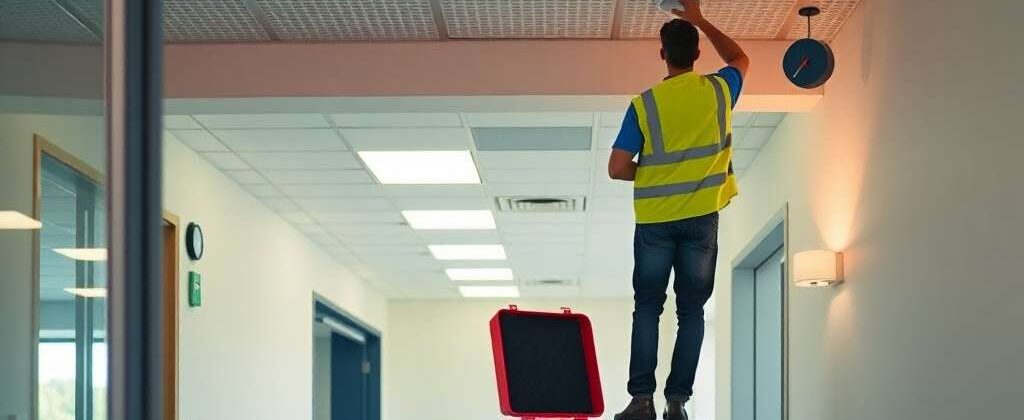 Mantenimiento de alarmas contra incendios