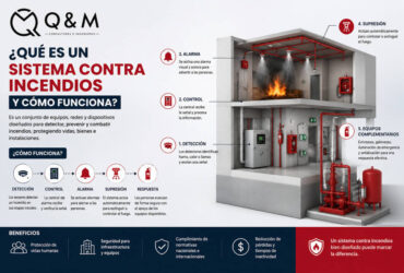¿Qué es un sistema contra incendios y cómo funciona?