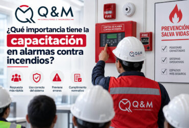 ¿Qué importancia tiene la capacitación en alarmas contra incendios?